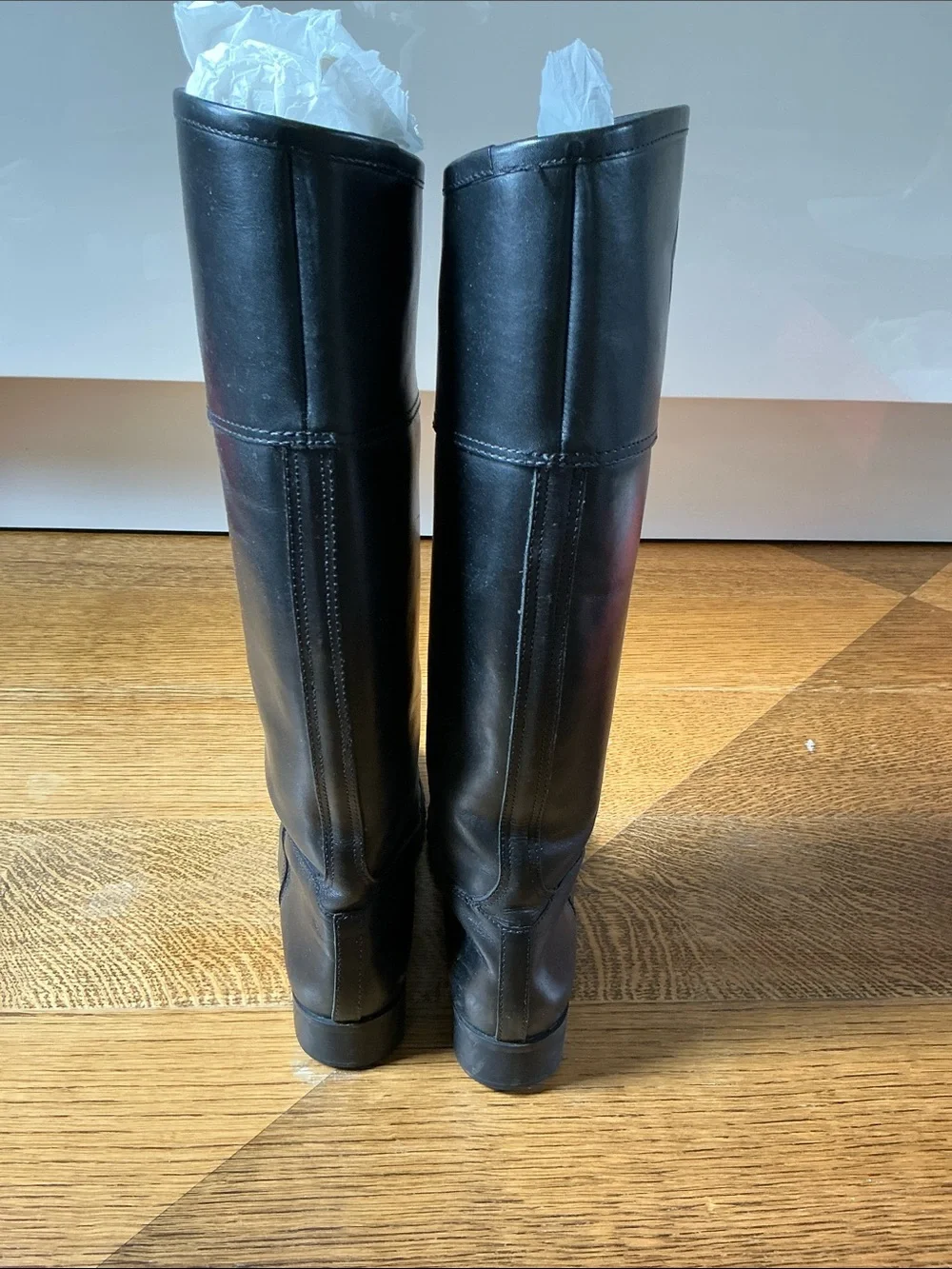 Tory Burch Black Knee-High Leather Jackson Boot